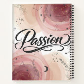 Passion Script | Elegant Minimalist Typography Notitieboek (Achterkant)