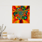 Passion tribale. affiche couleur de la race fracta (Cuisine)