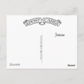 passionate couple vintage retro briefkaart (Achterkant)