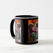 passionate couple vintage retro mok (Voorkant links)