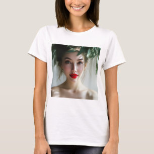 Passionate Crimson: Godin van de Dageraad Rouge T-shirt