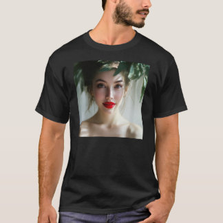 Passionate Crimson: Godin van de Dageraad Rouge T-shirt