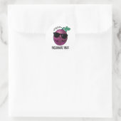 Passionate Fruit Funny Passion Fruit Pun Ronde Sticker (Tas)