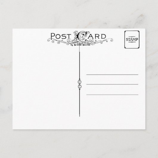 Passionate Kiss Briefkaart (Achterkant)