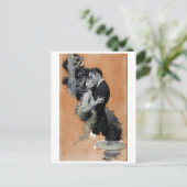 Passionate Kiss Briefkaart (Staand voorkant)