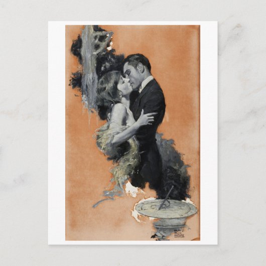 Passionate Kiss Briefkaart (Voorkant)