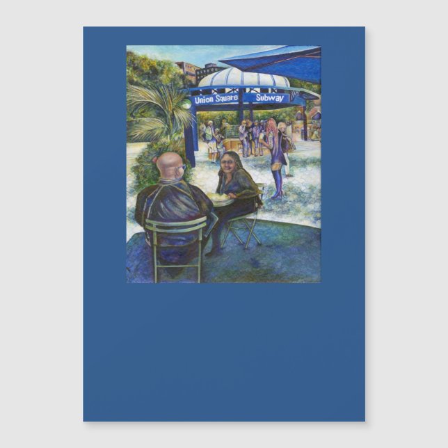 Passionate mensen die in het park spelen, NYC (Voorkant)