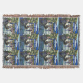 Passionate mensen die in het park spelen, NYC Deken (Voorkant)