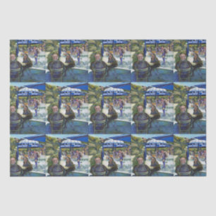 Passionate mensen die in het park spelen, NYC Tissuepapier