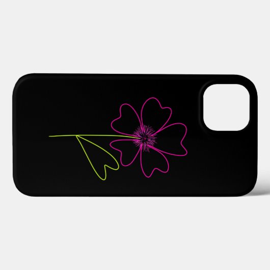 Passionate over roze bloemen Case-Mate iPhone case (Achterkant (horizontaal))