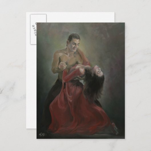 Passionate Paso Doble Briefkaart (Voorkant / Achterkant)