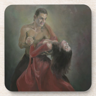 Passionate Paso Doble Cork Onderzetters
