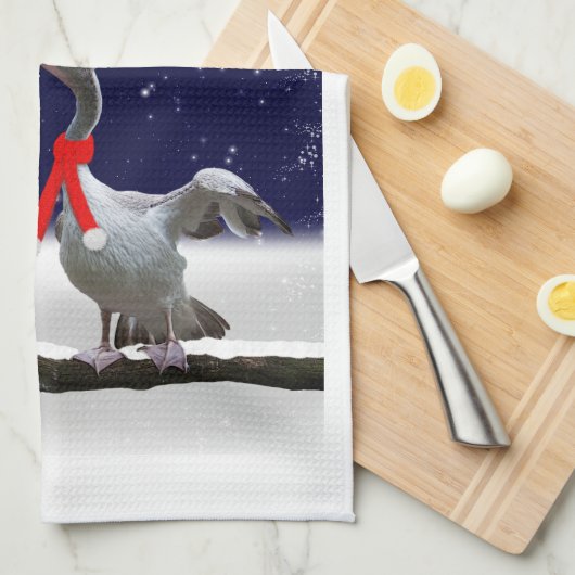 Passionate Pelicans Kitchen Towel Theedoek (Quarter Fold)