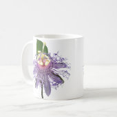 Passionflower - tasse blanche (Devant gauche)