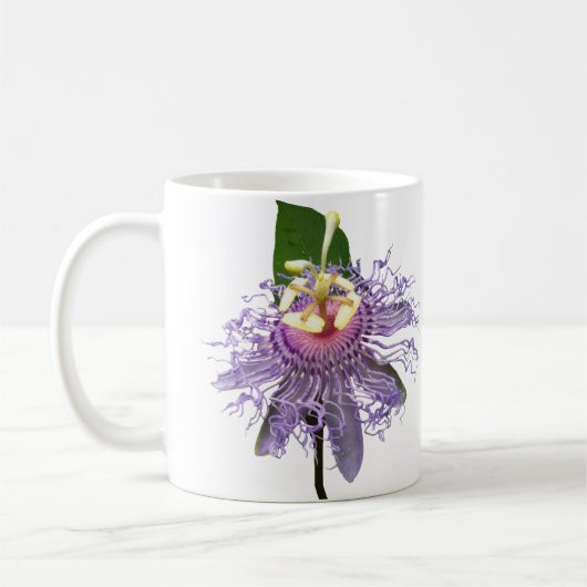 Passionflower - tasse blanche (Gauche)