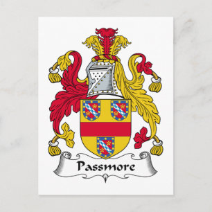 Passmore Family Crest Briefkaart