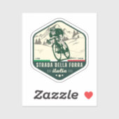 passo della forra in moto italiaanse apls sticker (Vel)