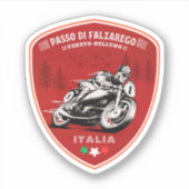 Passo di Falzarego-italiaanse bergpas Sticker (Voorkant)