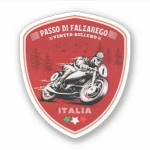 Passo di Falzarego-Italiaanse bergpasreis Sticker