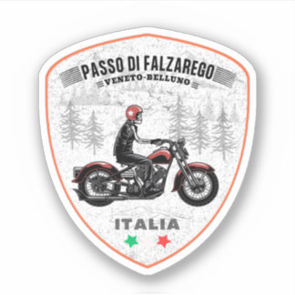 Passo di Falzarego-Italiaanse bergpasreis Sticker