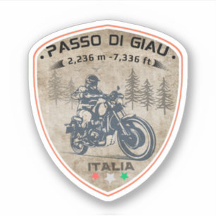 Passo di Giau - Giau Pass Italiaanse Alpen Sticker