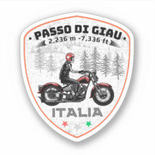 passo di giau - giau pass italian Mountains alps Sticker