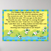 Passover 5 Hoppy kikkers Poster 20 x 24 Matte Fini (Voorkant)