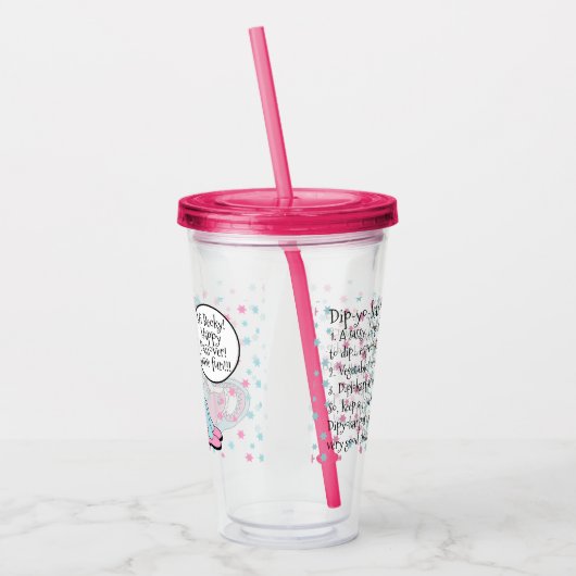 Passover Acryltumbler 16 oz Define Dipyokarpas Acryl Drinkbeker (Links)