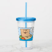 Passover Acryltumbler 16 oz Funny Seder Toon Acryl Drinkbeker (Voorkant)