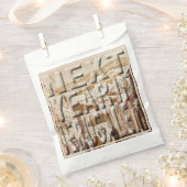 Passover "Afikomen Time" Jerusalem Favor Bag Bedankzakje (Geknipt)