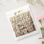 Passover "Afikomen Time" Jerusalem Favor Bag Bedankzakje (Gezegeld)