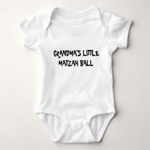 PASSOVER BABY CREEPER GRANDMA'S KLEINE MATZA BALL ROMPER
