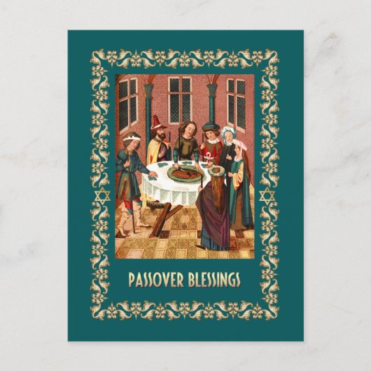 Passover Blessings.Kunstmatige Briefkaarten (Voorkant)