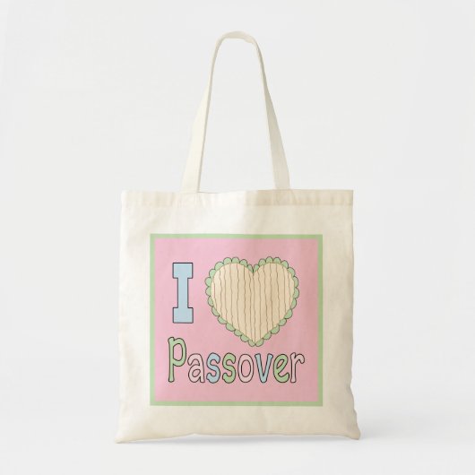 Passover Canvas tas "I Love Passover" (Voorkant)
