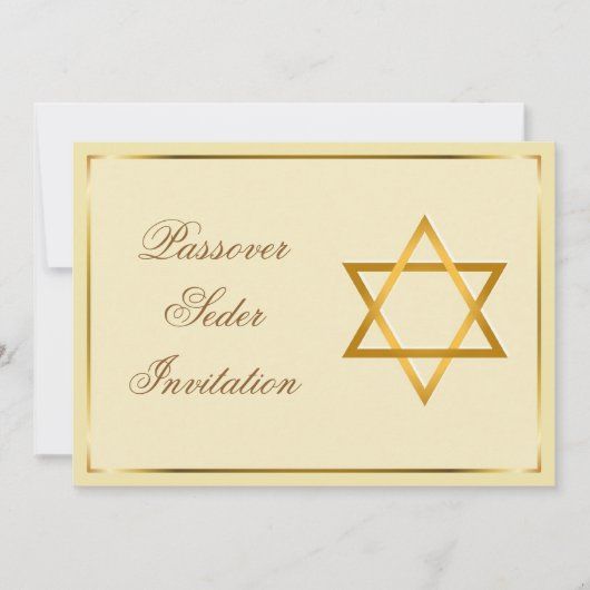 Passover Celebration Invitation Card Kaart (Voorkant)