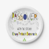 Passover Chag Sameach Paper Bord (Voorkant)