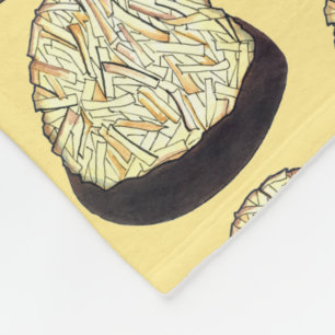 Passover Chocolate Coconut Macaroon Joodse dessert Fleece Deken