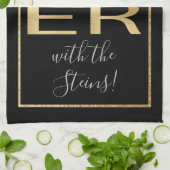 Passover Classic Gold Kitchen Towel Theedoek (Gevouwen)