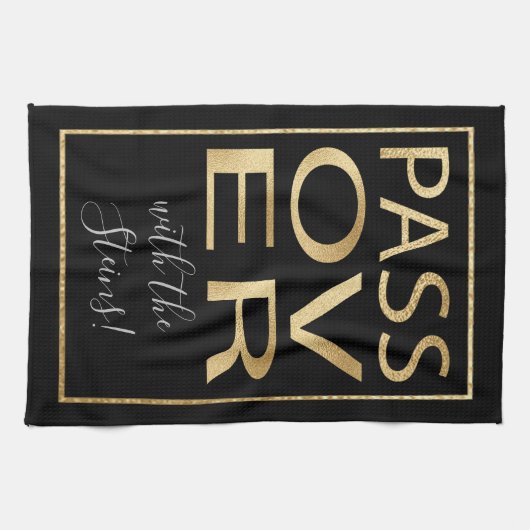 Passover Classic Gold Kitchen Towel Theedoek (Horizontaal)