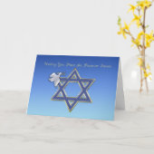 Passover Dove Star Kaart (Gele Bloem)