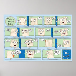 Passover Funny Joke Poster 20 x 24 Matte Finish