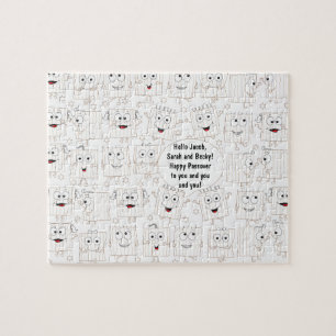 Passover Funny Matzah Joke Puzzle voor kinderen Legpuzzel