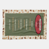 Passover Funny Menu Kitchen Towel Theedoek (Horizontaal)