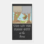 Passover Guest Towel Napkins, die de kikkers uit d Servet (Voorkant)