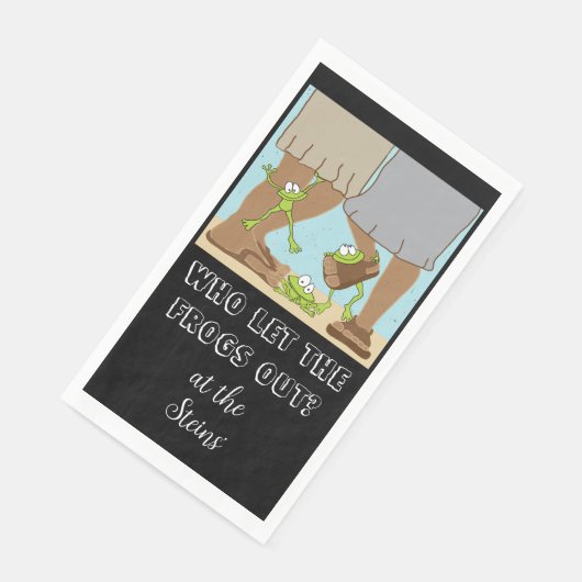 Passover Guest Towel Napkins, die de kikkers uit d Servet (Hoek)