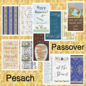 Passover Guest Towel Napkins Hoppy Passover Servet