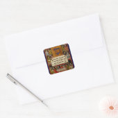Passover Haggadah Vierkante Sticker (Envelop)
