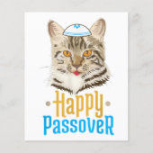 Passover Happy Passover Cat Funny Seder Jwish Flyer (Voorkant)