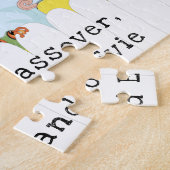 Passover Hoppy Frogs Puzzle Legpuzzel (Zijkant)