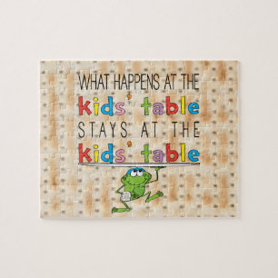Passover Kinderen Tabel Puzzle voor kinderen Legpuzzel